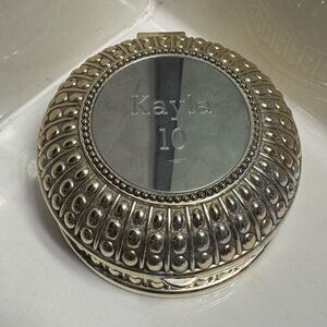 Personalized Silver Jewelry Box